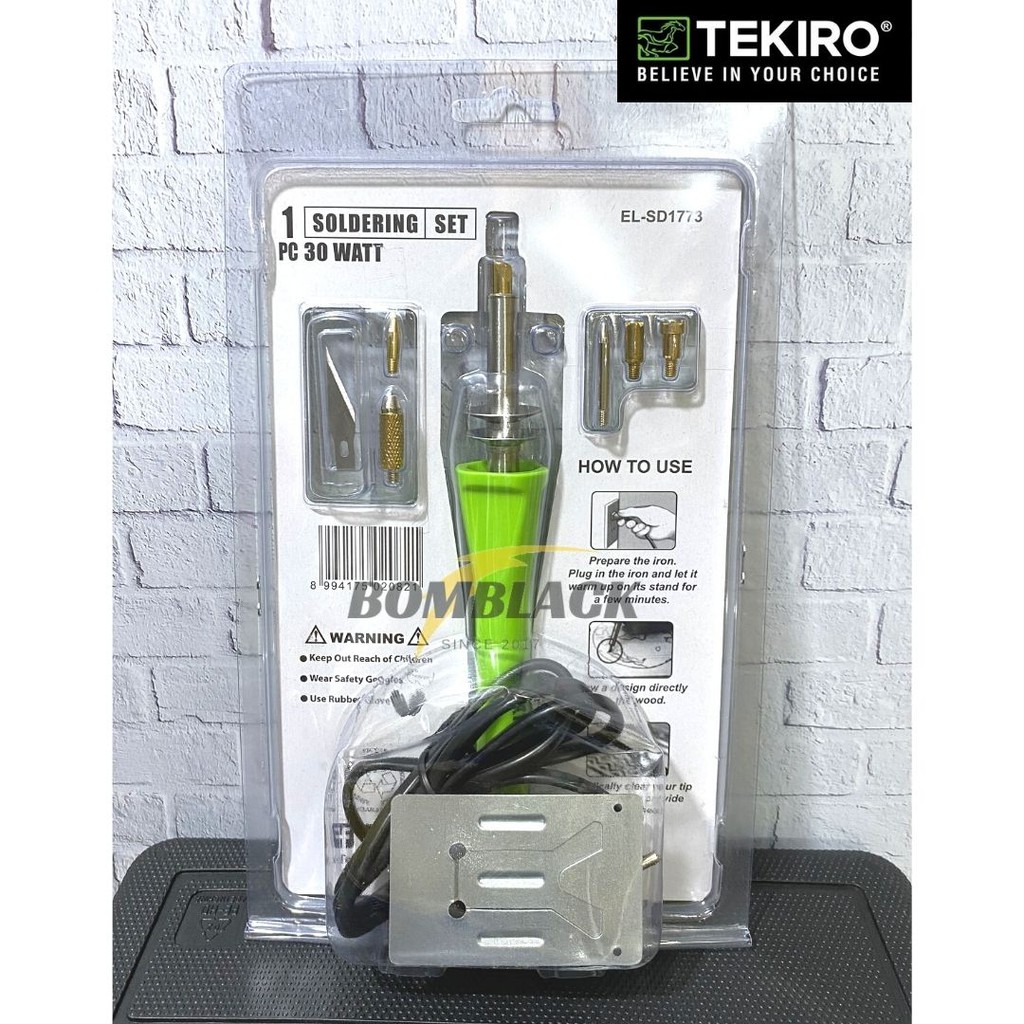 TEKIRO Solder Multifungsi 30 Watt 3 in 1 Soldering Iron Listrik Timah