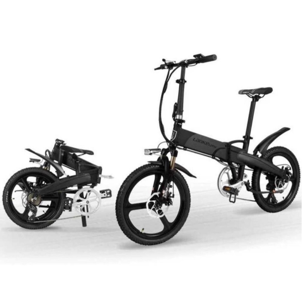 Sepeda Elektrik Lipat Moped Lankeleisi G660 Lite Edition 48V 8.7AH-1