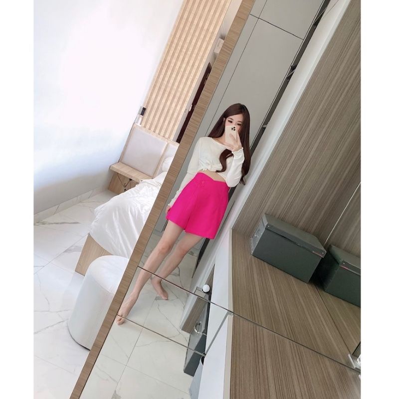 2192 Nina skirt ndudshop celana rok pendek Catton