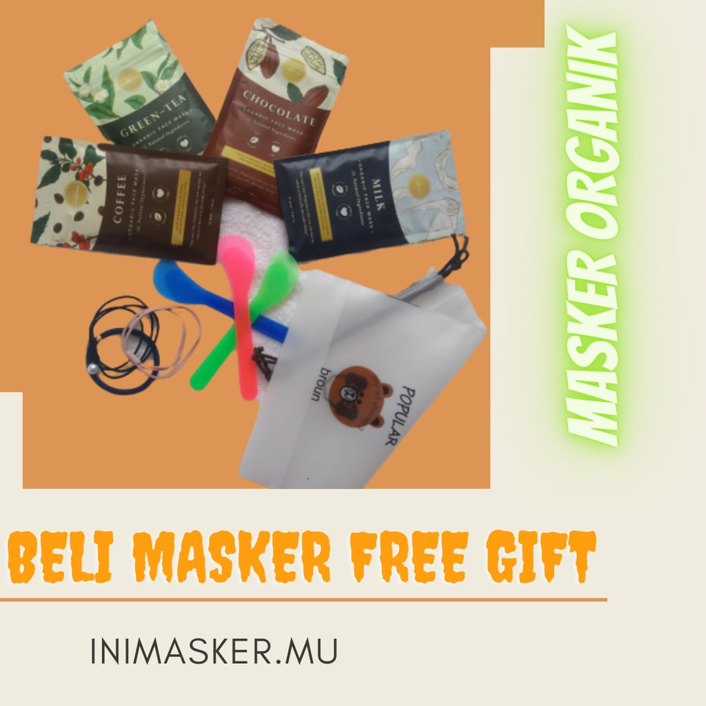 MASKER WAJAH ORGANIK (BPOM)