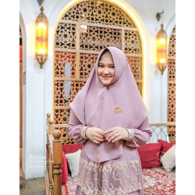 Khimar Raline Mirabella Lilac