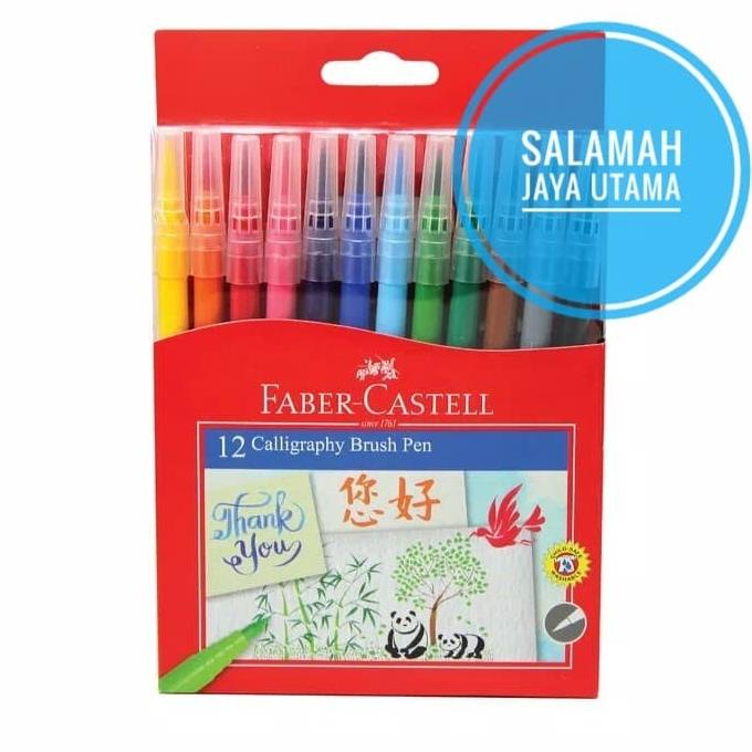

Calligraphy Brush Pen Faber Castell 12 Warna Slmh5 Segera Beli