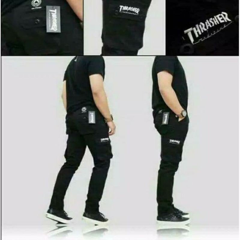 Celana Panjang Cargo Chino Cino Casual Formal