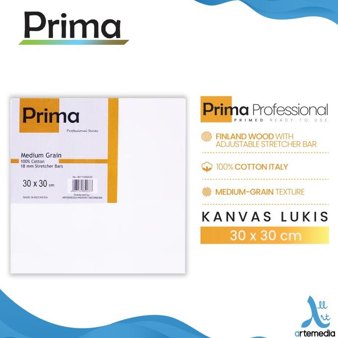 

Kanvas Lukis Prima Professional 30x30cm Cotton Canvas