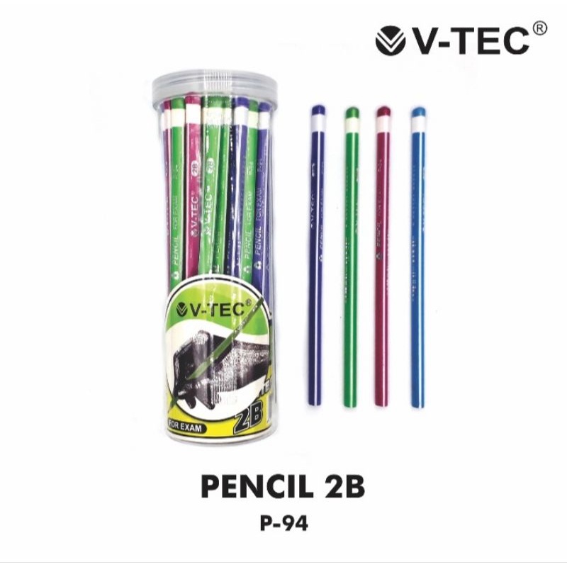 

V-Tec Pencil 2B type p94 isi 48 pcs / Pensil 2B V-Tec 48 pcs