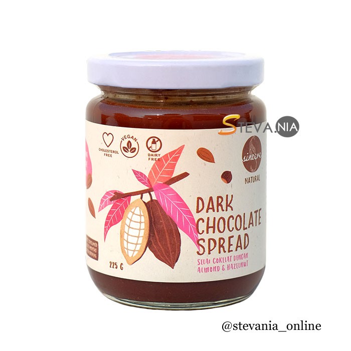

Sincere Dark Chocolate Spread With Almond Hazelnut 225GR