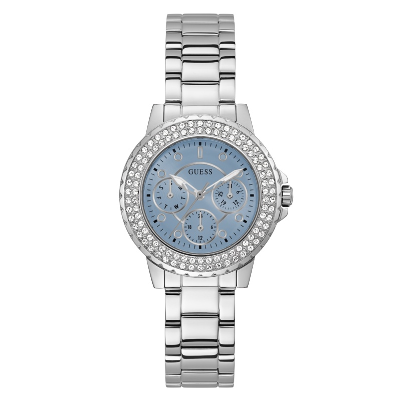 Guess Ladies Watch Silver CROWN JEWEL - GW0410L1