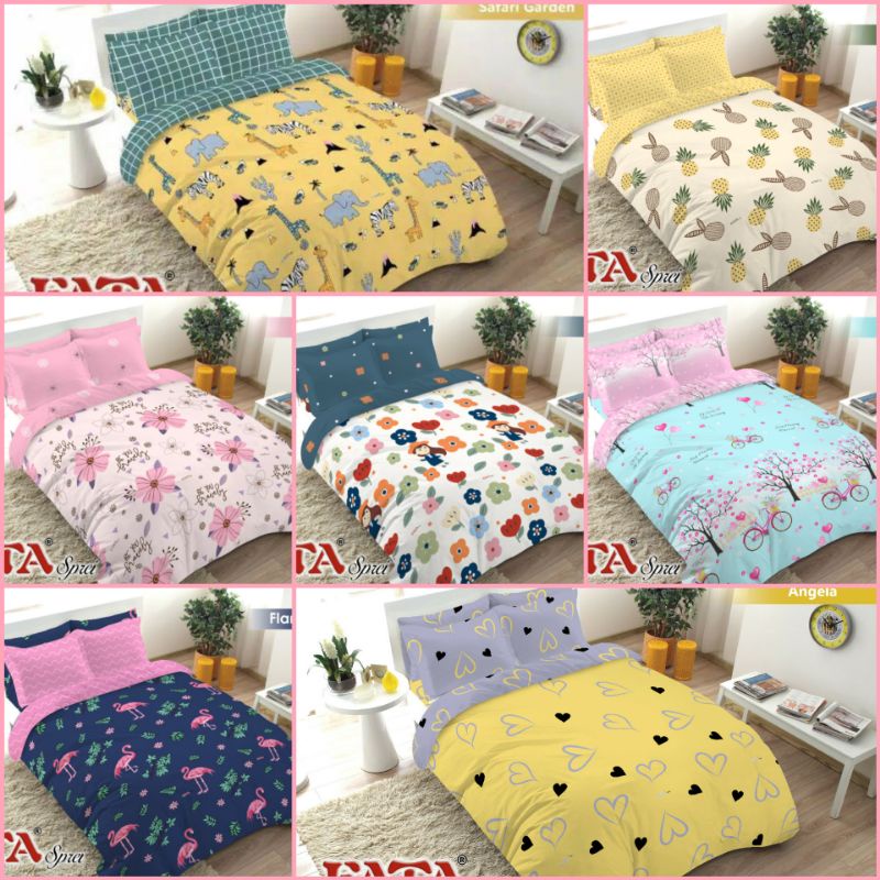 Bed Cover Fata Motif Korea Size 120x200 Original