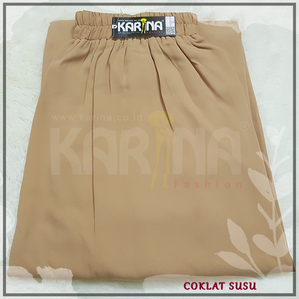Rok Kerja Panjang Wolfis Wolvis Wolpeach Polos Premium Grade A Full Karet Pinggang KaRINA TERMURAH