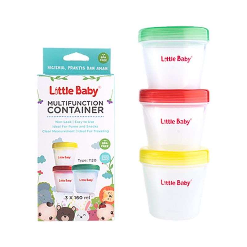 Little baby multifunction container 120ml 160ml kontainer multifungsi 120 ml 160 ml