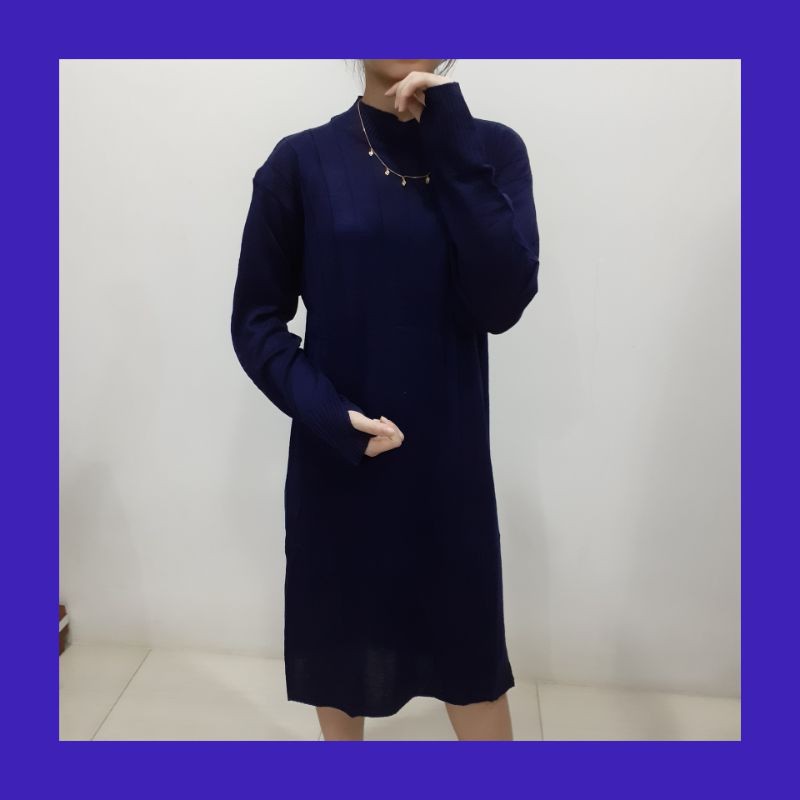 Dress Rajut Korea | Dress Bahan Rajut | Dress Korea