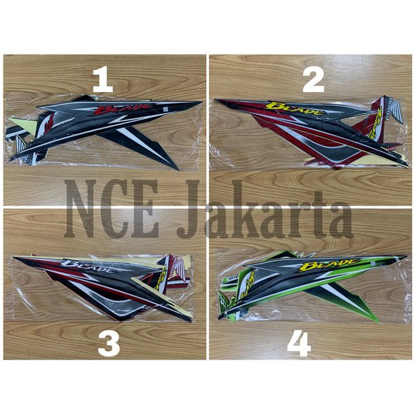 STIKER STRIPING HONDA BLADE CARBU 2012