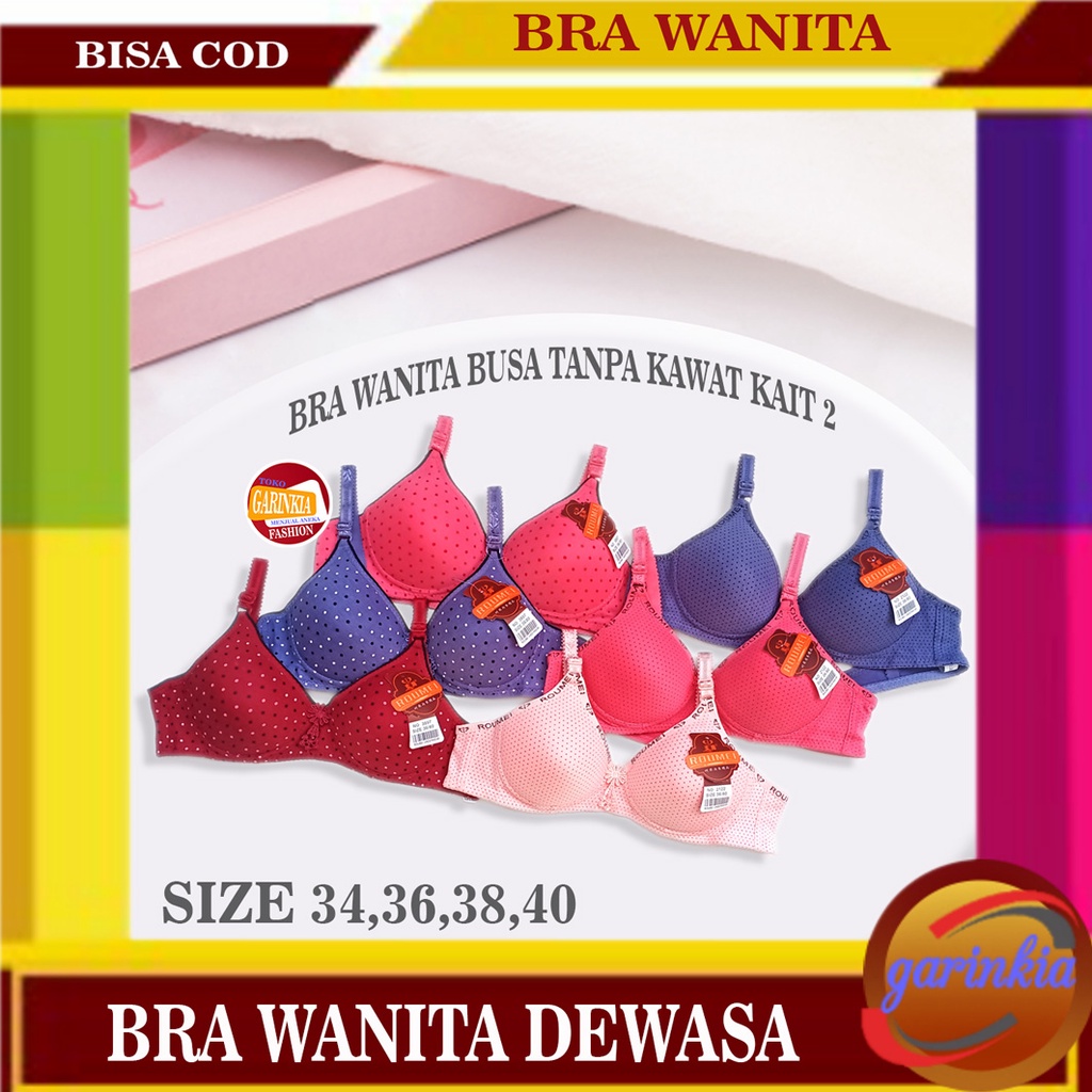 Bh Kutang Bra Busa Wanita Remaja Dewasa Tanpa Kawat