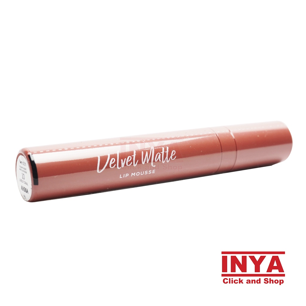 WARDAH COLORFIT VELVET MATTE LIP MOUSSE 10 LIVELY CORAL 4gr