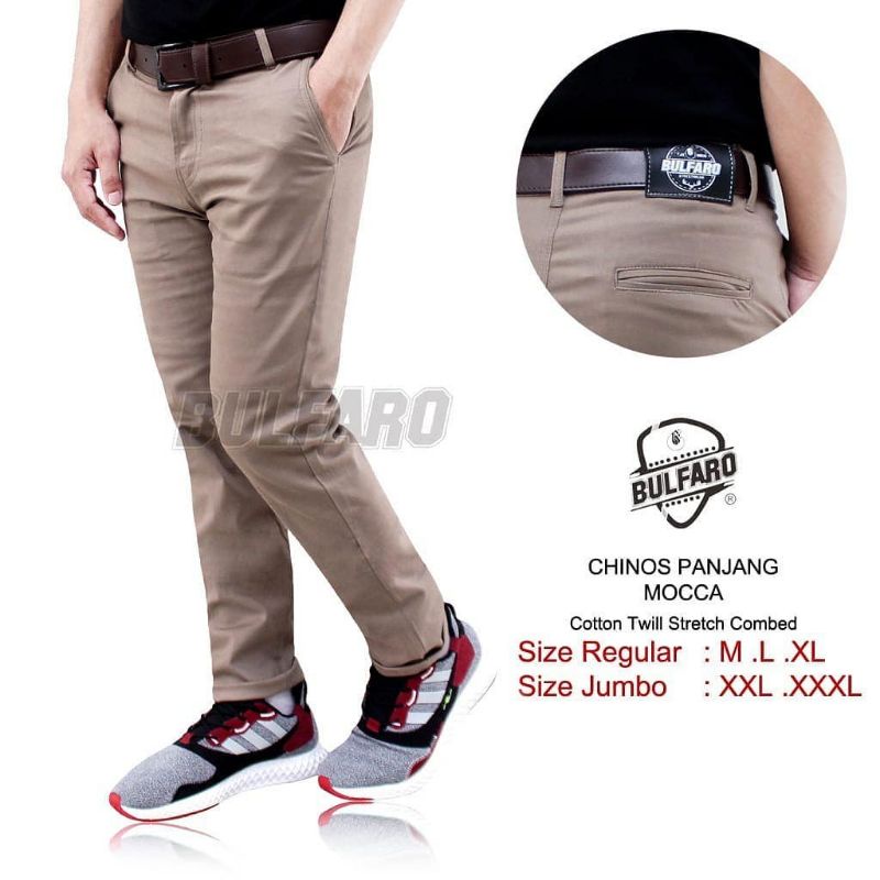Celana Chino Premium Quality | Celana Cino Panjang | Celana Bahan/Kain Pria Cowok