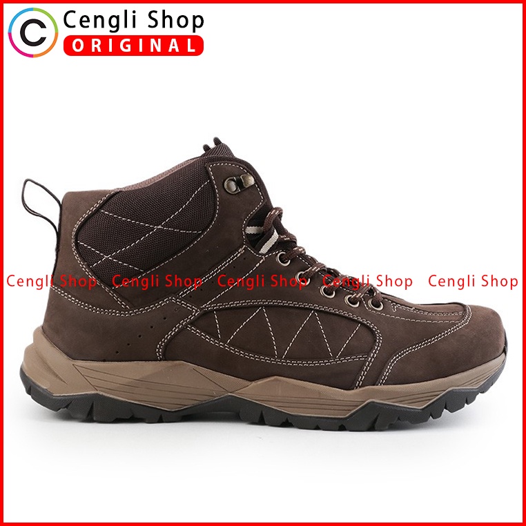 SEPATU BOOT CASUAL JIM JOKER PRIA ORIGINAL KULIT ASLI COKLAT JJ36