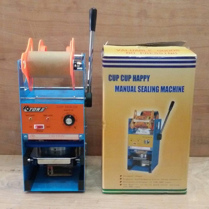 Mesin Press Gelas Plastik Manual Sealing Machine Cup Sealer Eton ET D8