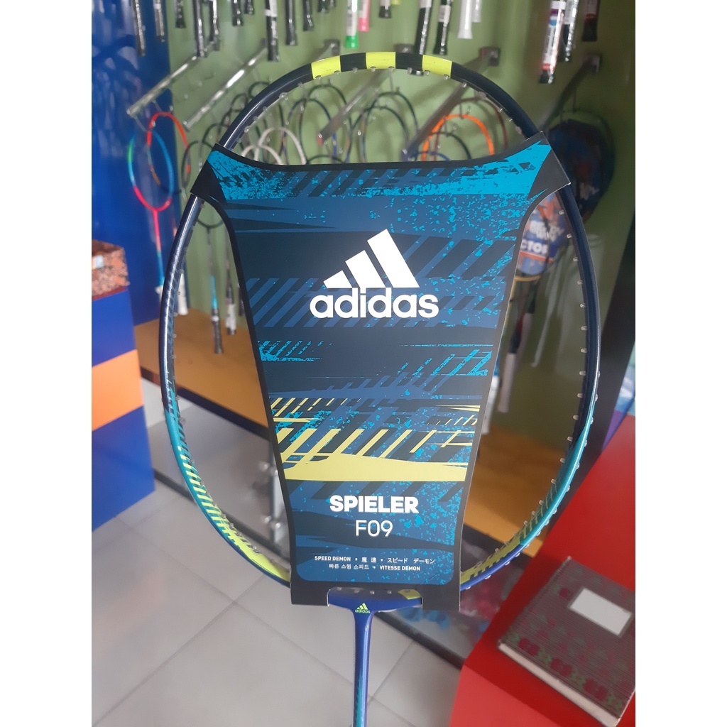 Raket Badminton Adidas Spieler F09 Raket Badminton Raket Bulutangkis Alat Olahraga Pria Wanita