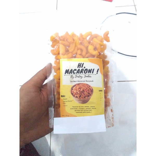 

Macaroni pedas renyah gurih 150gr