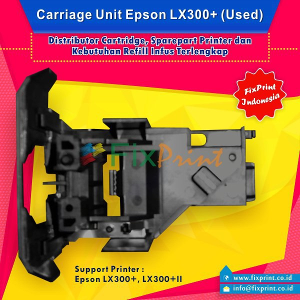 Carriage Unit Printer Epson LX 300  LX 300 II  Main Carriage Cabutan