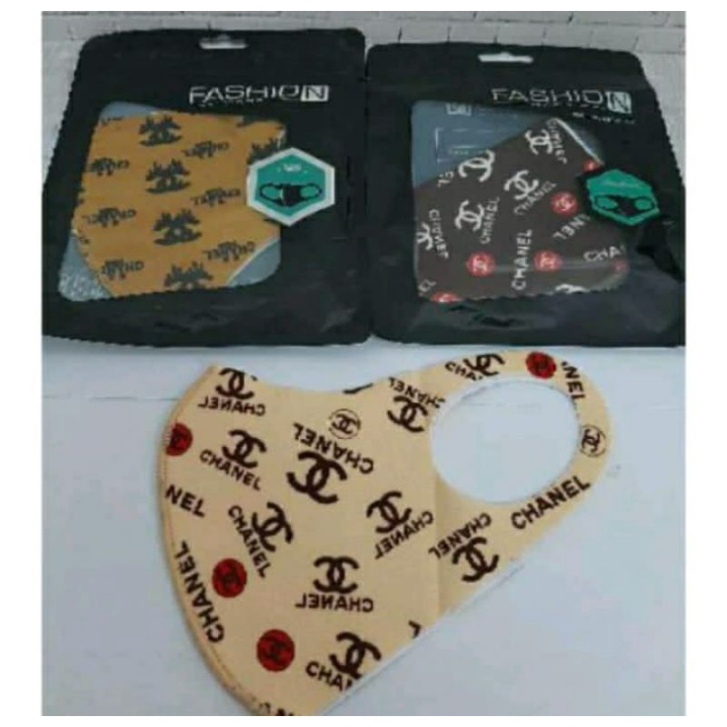 PROMO ECER MASKER SCUBA MOTIF RANDOM TEBAL BEST SELLER