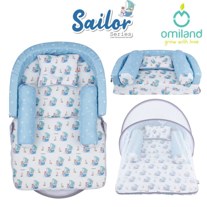 Omiland Kasur Serut / Kasur Lipat Panda / Alpaca / Sailor