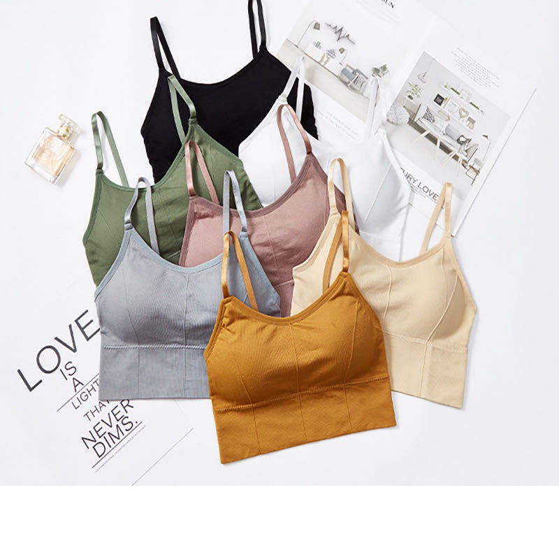 ♫ Megata ♫ A130 Sport Bra Wanita Model One-Piece Bra Bralette Push Up BH Import Grosir Murah