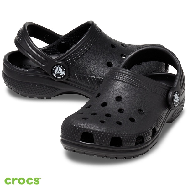 CROCS CLASSIC CLOG KIDS / SANDAL ANAK /  SLIP ON KARET ANAK / SANDAL TAHAN AIR /  SANDAL ANAK-ANAK LAKI DAN PEREMPUAN - BLACK