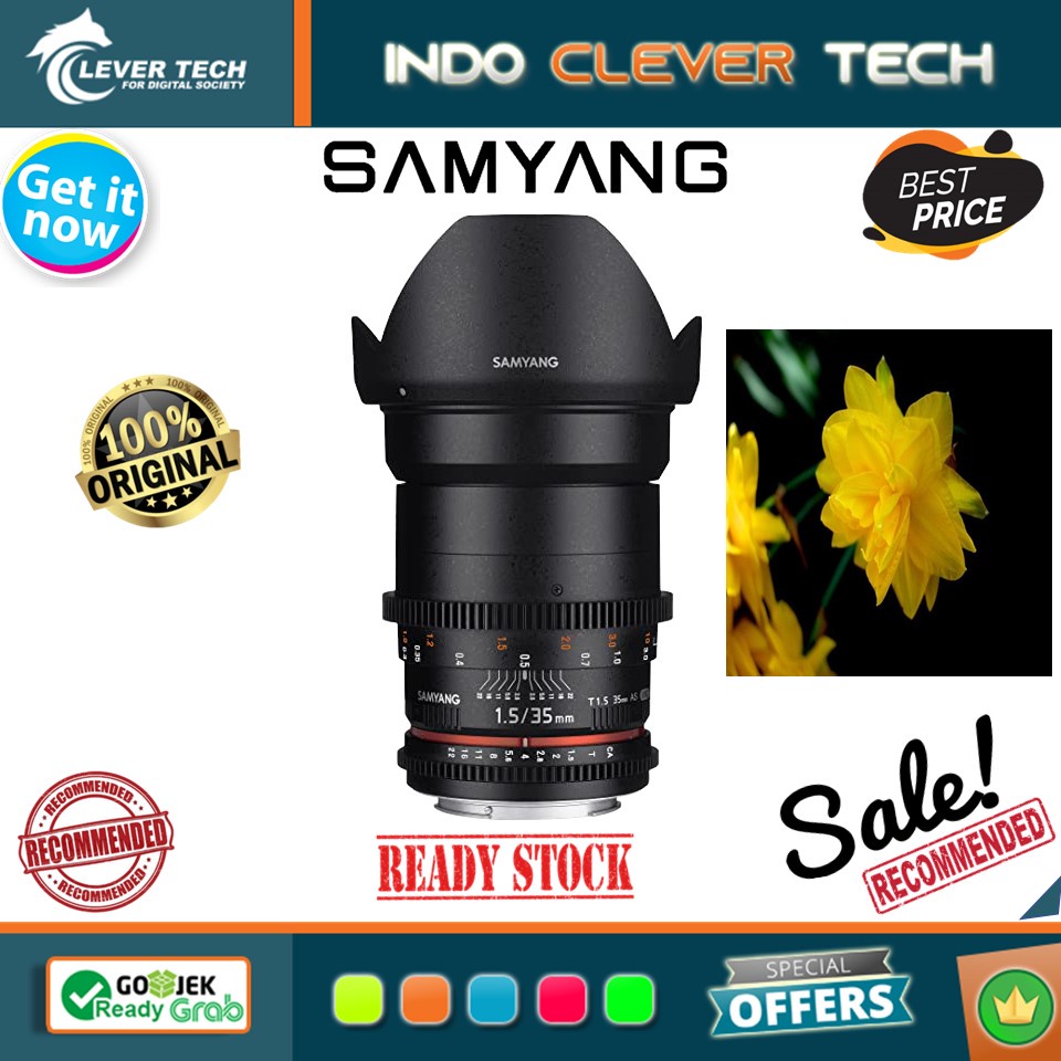 Samyang 35mm T1.5 VDSLR II For Sony NEX / Alpha