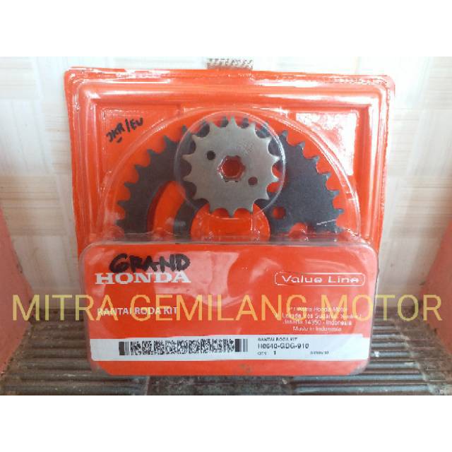 GEAR SET HONDA GRAND - LEGENDA ASLI AHM