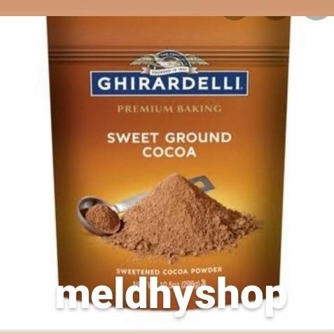 

GHIRARDELLI SWEET GROUND COCOA PREMIUM BAKING 10.5oz ---NEW---