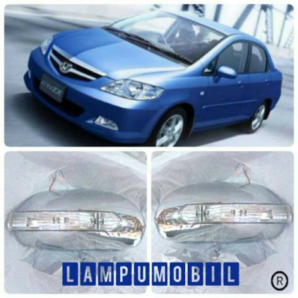 Cover Spion Honda City 2002-2007 with Sign Lamp - LAMPU MOBIL