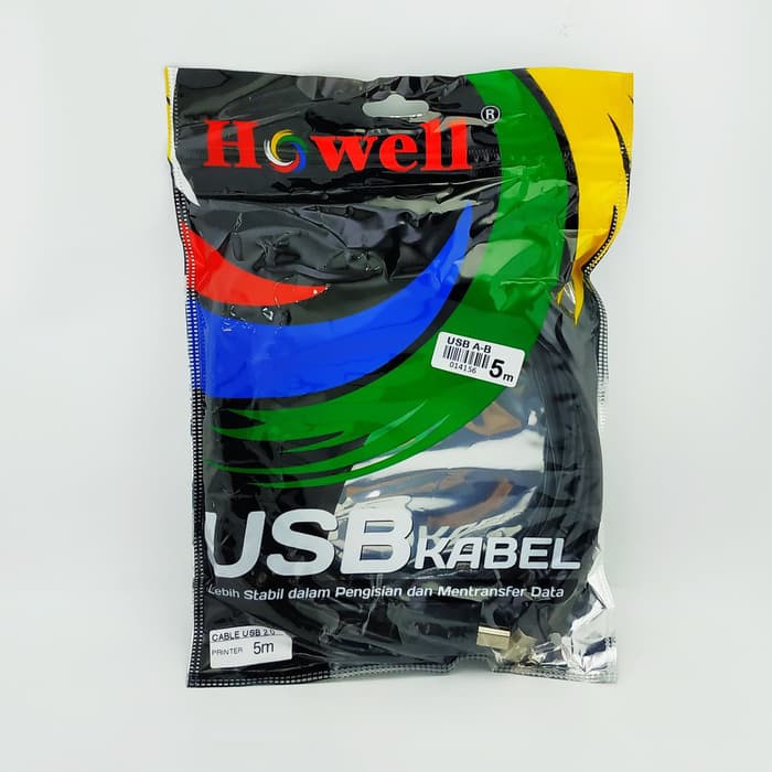 Howell Kabel USB A-B for Printer 5M