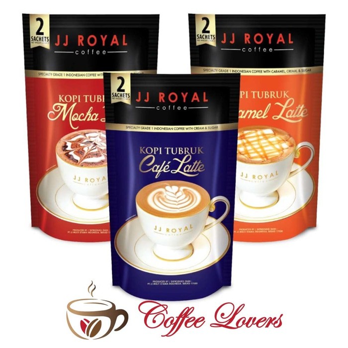 

Bundling JJ Royal Kopi Tubruk Cafe, Mocha, Caramel Latte 6 Sachet