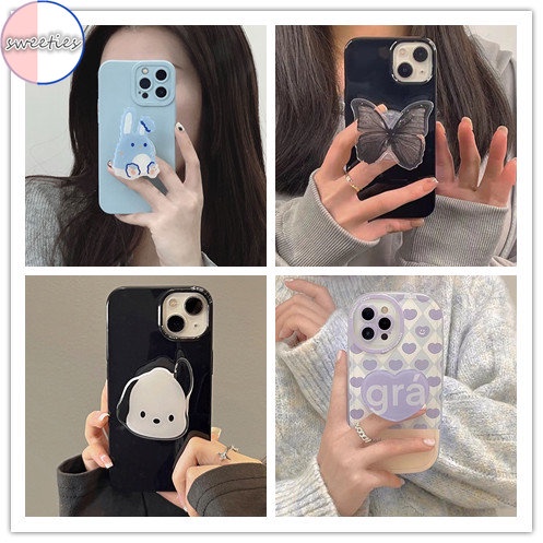 Popsocket Hp / Smartphone Motif Kartun butterfly / Kelinci / Hati Bahan Akrilik