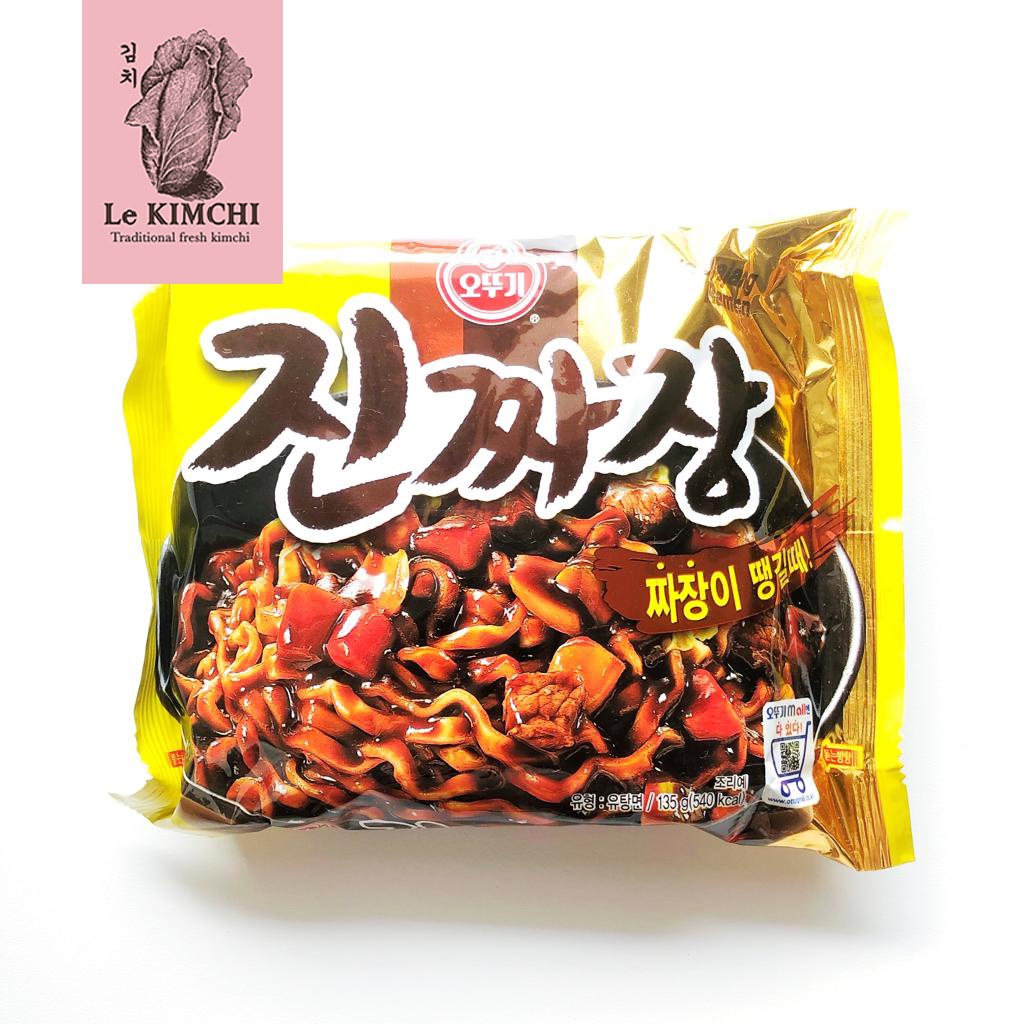 Ottogi Jin Jjajang Jin Ramyun Mie Instan Korea Korean Noodle jajang Jjajangmen Jjajangmyeon Jajangme
