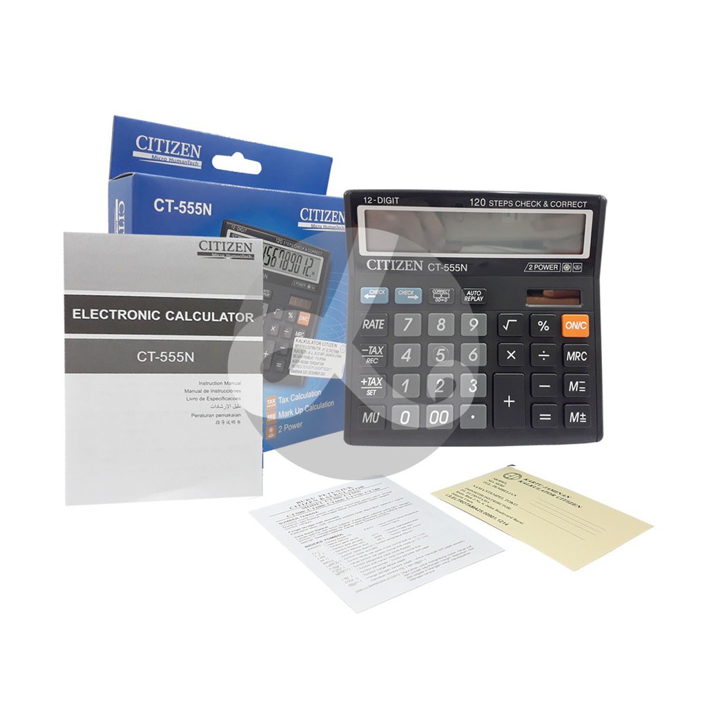 

Kalkulator CITIZEN CT-555N Dekstop Calculator Original