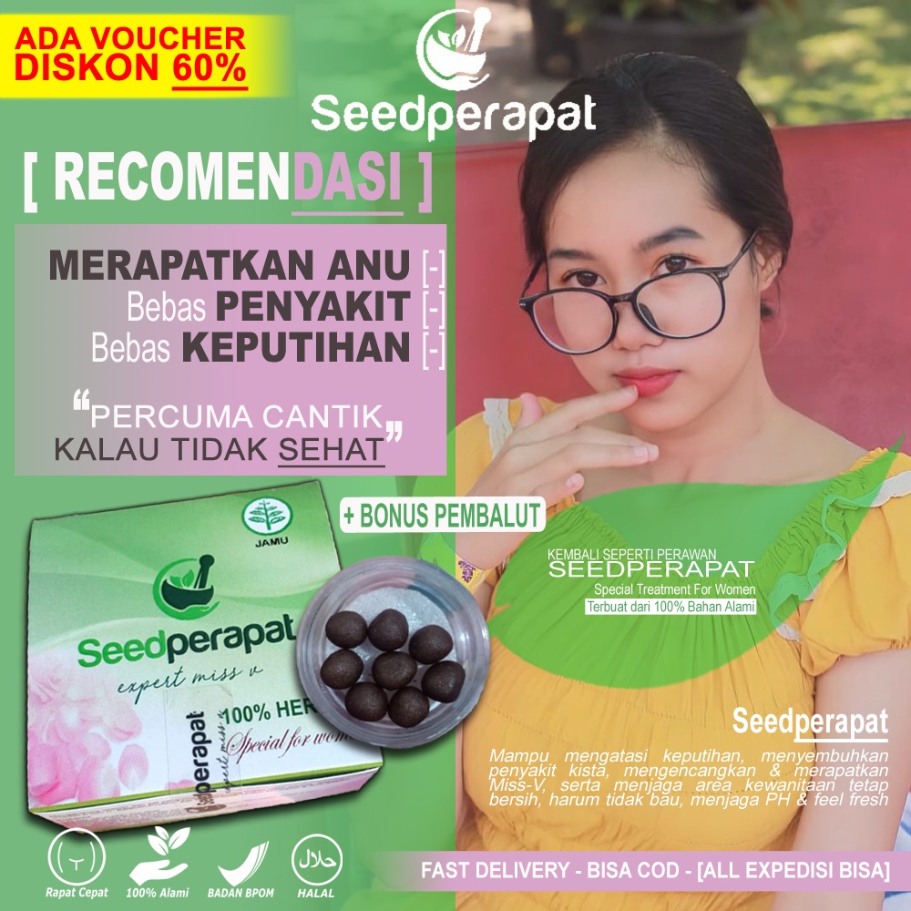 SEED PERAPAT Obat Perawan Kembali Kewanitaan Jamu Perawan Pil Kembali Perawan Obat Perawan Lagi