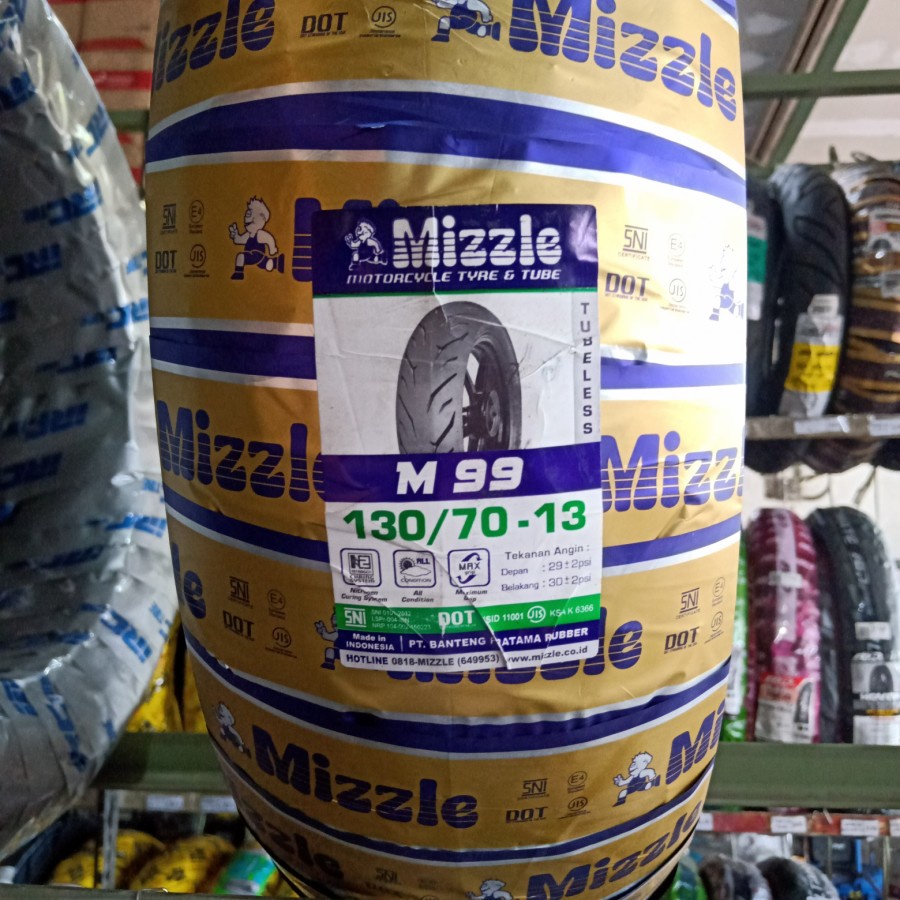 Ban MIZZLE 130/70-13 M99 TUBELESS BAN BELAKANG NMAX
