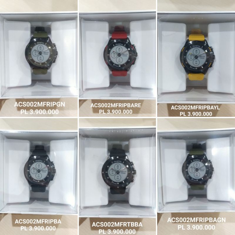 Jam AC S002 MF Rubber Original || Jam Pria ACS002 Ori