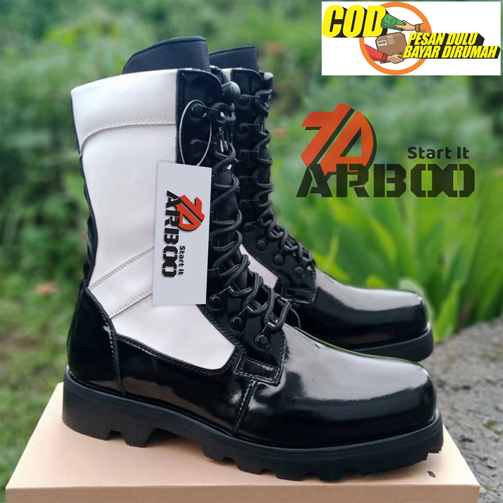 SEPATU PDL PROVOS TNI KULIT SAPI ASLI SEPATU PDL PROVOS POLRI SECURITY SATPAM