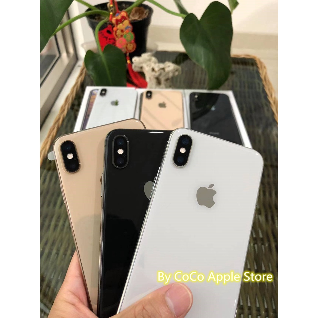 iPhone Xs 256GB All Sim Silent Fullset Original Second Like New Mulus100% 3utools All Green (Garansi 1 Tahun)