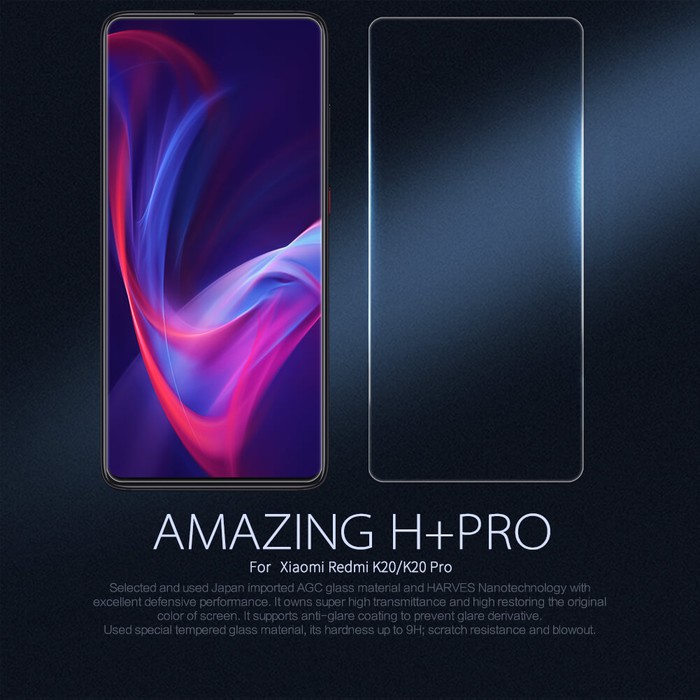 Xiaomi Redmi K20, K20 Pro Tempered Glass NILLKIN AMAZING H+ Pro