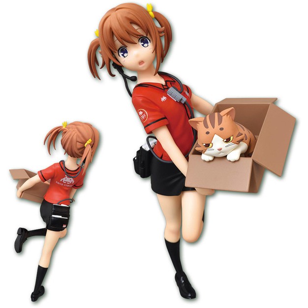 Taito PVC Figure Misaki Akeno Taito Staff Costume High School Fleet