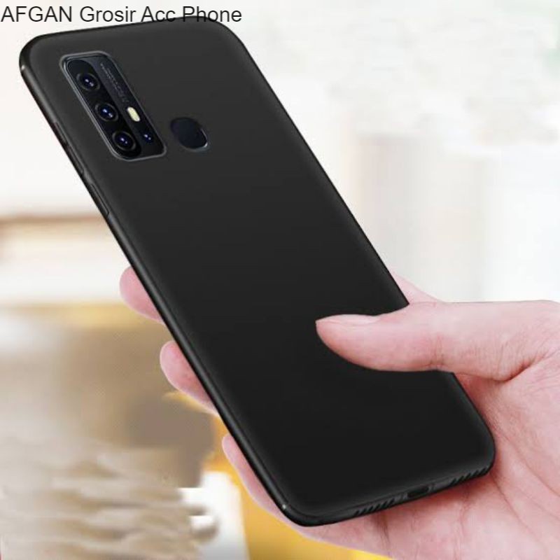 Soft Case Blackmatte Vivo Y30 / Y50 Casing Silikon Slim Black Matte Hitam Polos Vivo Y30 / Y50 Grosi
