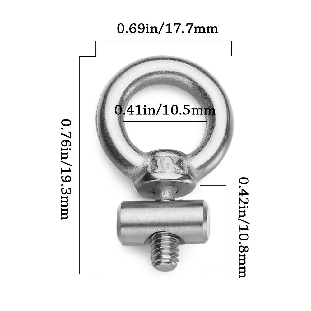 Solighter AWNING Rail STOPPERS Serbaguna Caravan Motorhome Kemping Angkat Mata Mur Rel Track Sekrup