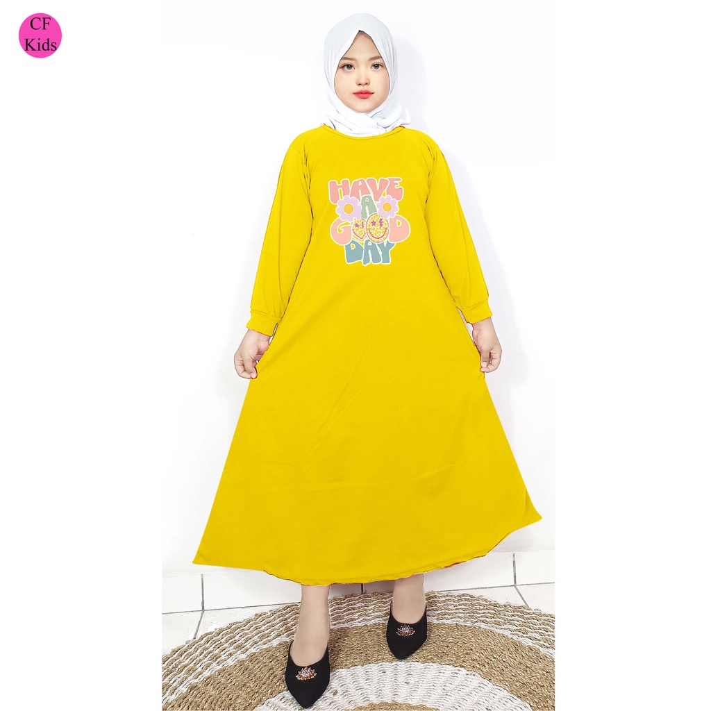 Gamis Anak Perempuan DTF Good Day CF Kids