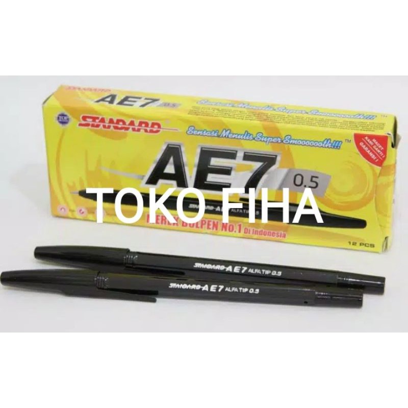 

Standard AE7 0.5 Warna Hitam - Bolpen/Bolpoin/Bulpen/Pulpen/Pen