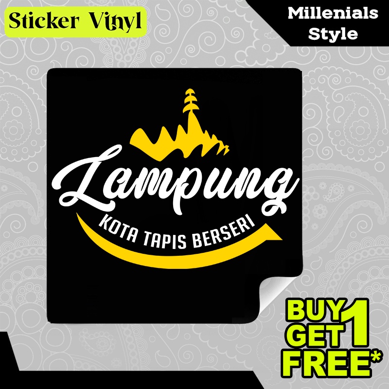 

Stiker Sticker Lampung Kota Tapis Berseri Kota Keren Pulau Sumatera dengan Ragam Budaya Nusantara Indonesia Aesthetic Bahan Vinyl Satuan Anti Air