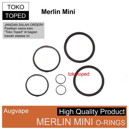 Augvape MERLIN MINI Replacement O-Ring Set | silicon seal karet vape